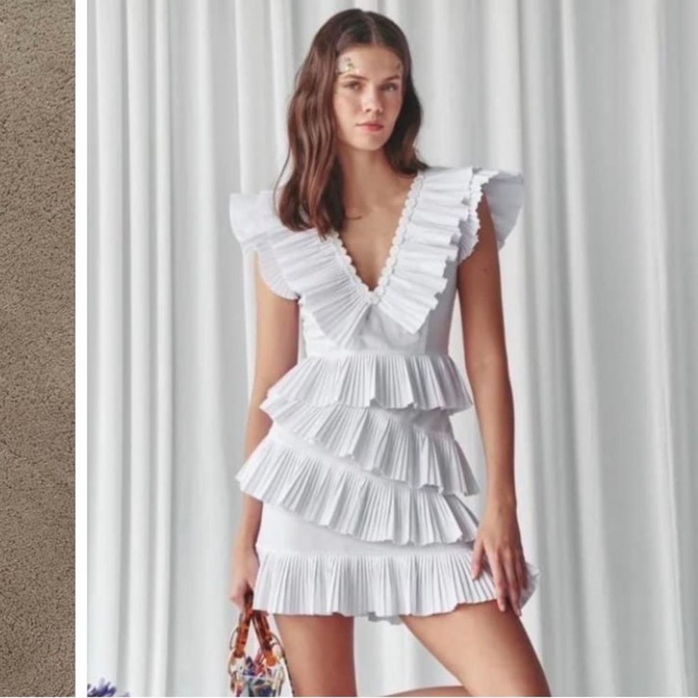 Celia B ruffle dress